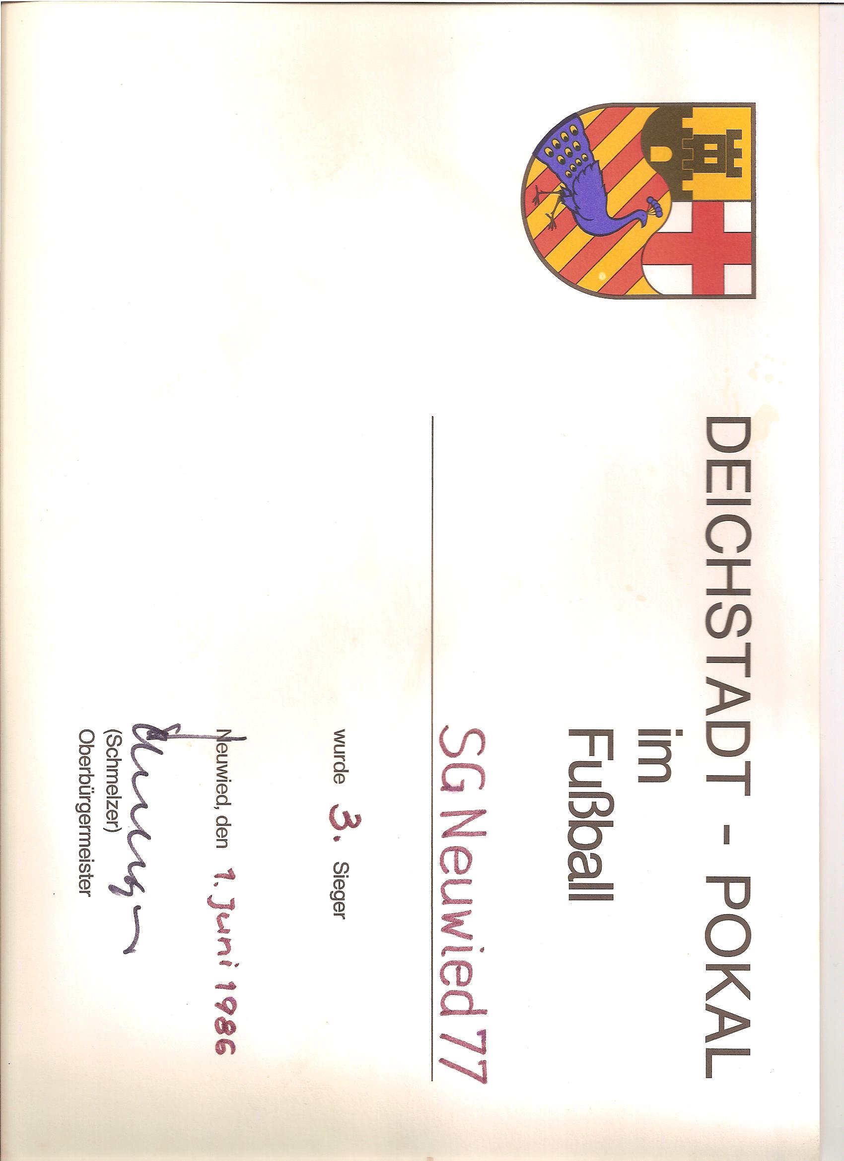 Deichstadt-Pokal 1986